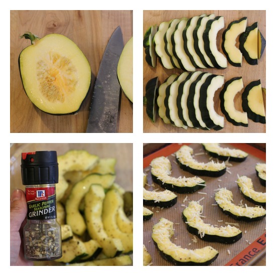 Easy Squash Recipes – Roasted Acorn Squash with Parmesan Cheese