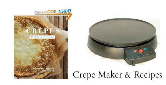 Savory Crepes with Ham, Spinach and Egg