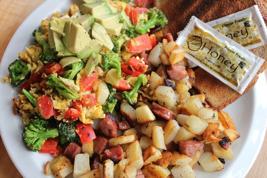 Recipe – Vegetable Scrambled Eggs